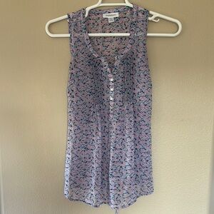 Motherhood Floral Sleeveless Top